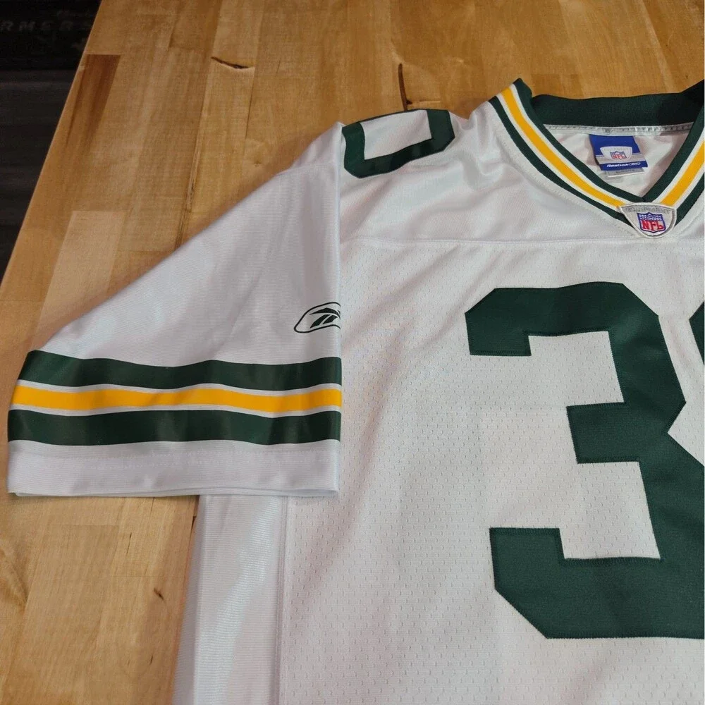 Ahman Green #30 Green Bay Packers Sewn Reebok On Field Jersey Size XL